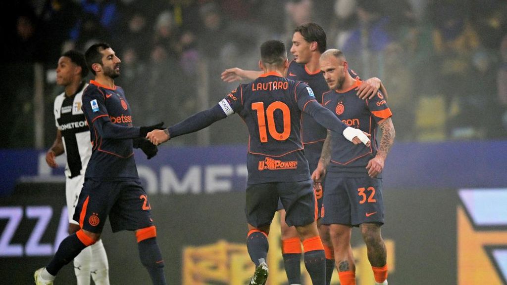 Hasil Liga Italia: Bungkam Parma, Inter Menjauh dari AC Milan