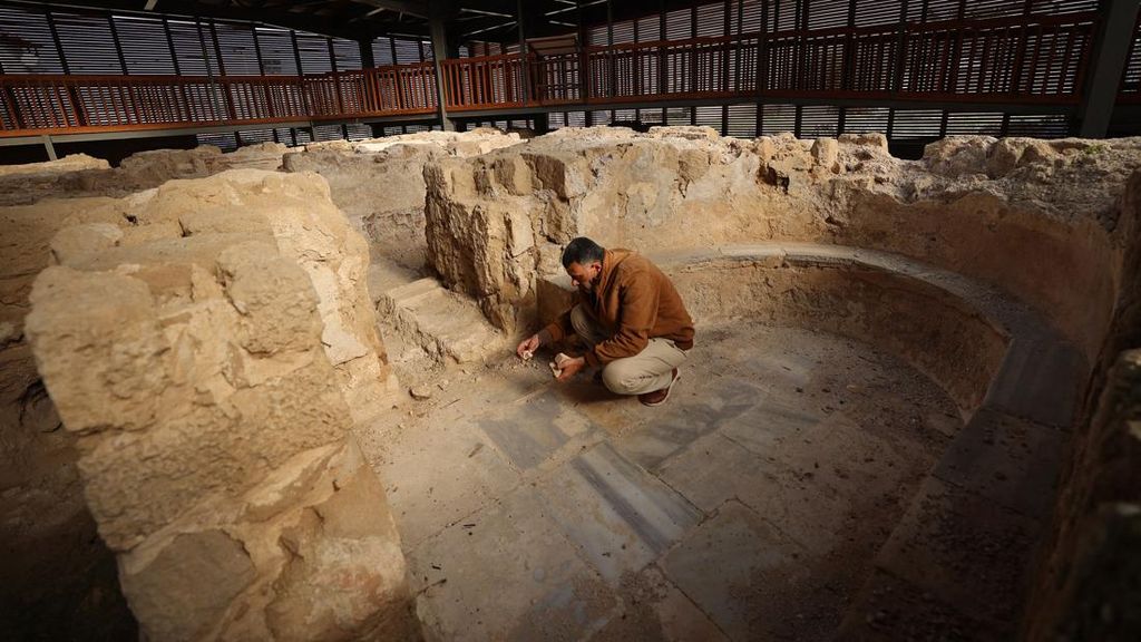 FOTO: Situs Biara Kuno di Gaza Saksi Kelahiran Agama Kristen