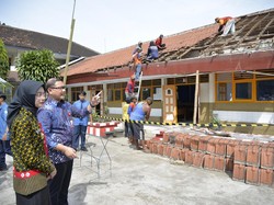 Dindik Jatim Gercep Benahi SMAN 3 Kediri Usai Pohon Tumbang