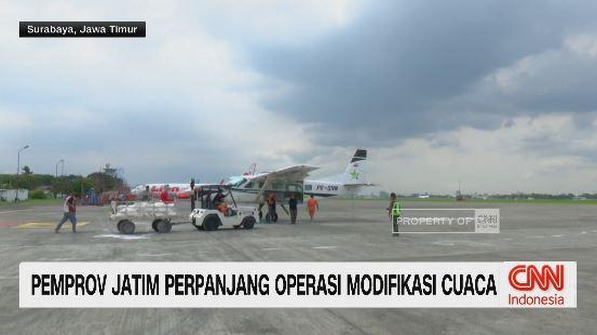 VIDEO: Pemprov Jatim Perpanjang Operasi Modifikasi Cuaca