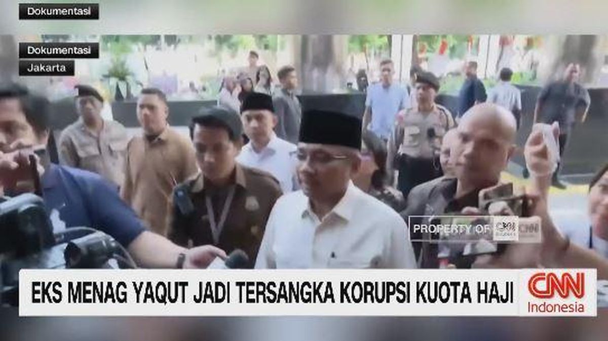 VIDEO: Eks Menag Yaqut Jadi Tersangka Korupi Kuota Haji