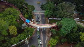 FOTO: Proyek Pembangunan Taman Bendera Pusaka Jakarta
