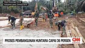 VIDEO: Proses Pembangunan Huntara Capai 36 Persen