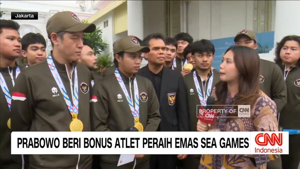 VIDEO: Prabowo Beri Bonus Atlet Peraih Emas SEA Games