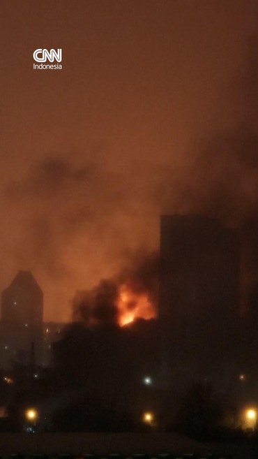 Detik-detik Drone Rusia Hantam Ibu Kota Ukraina Kyiv