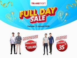 Obral Pakaian Pria Murah Meriah, Spesial di Transmart Full Day Sale