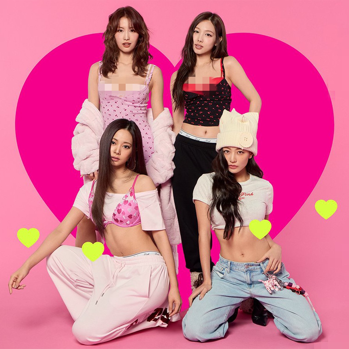 Victoria&rsquo;s Secret resmi menggandeng grup KPop TWICE sebagai model untuk campaign koleksi terbaru VS Pink menjelang Valentine&rsquo;s Day&period;