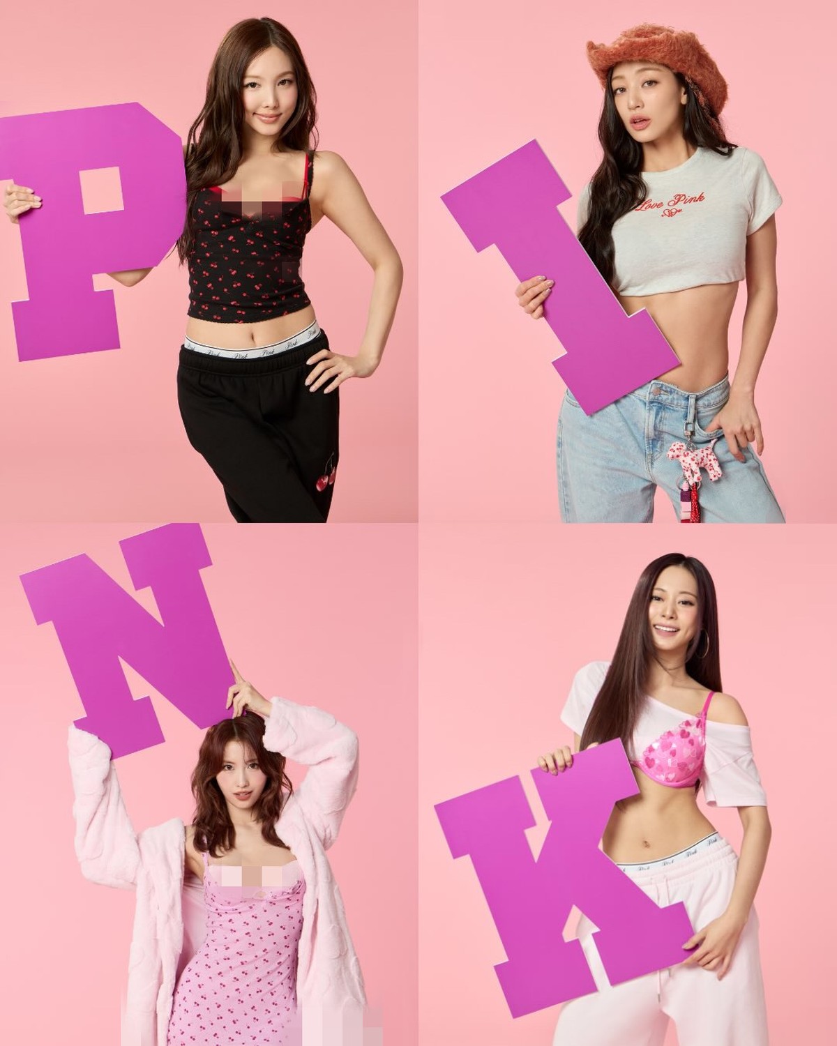 Victoria&rsquo;s Secret resmi menggandeng grup KPop TWICE sebagai model untuk campaign koleksi terbaru VS Pink menjelang Valentine&rsquo;s Day&period;