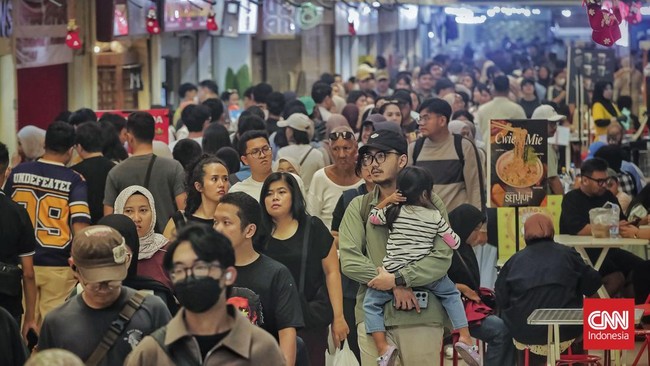 Beberapa waktu belakangan kerap muncul di linimasa istilah "Negara Blok M" untuk menyebut tempat yang kini makin ramai oleh pengunjung, Jakarta, 10 Januari 2026. (CNN Indonesia/Adhi Wicaksono)