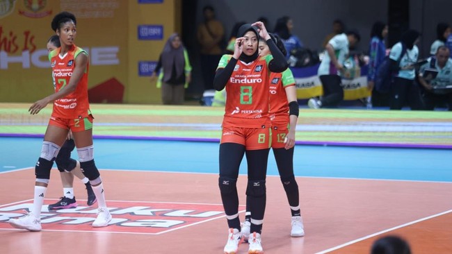 Megawati Hangestri Pertiwi memberi pandangan soal kemenangan dramatis Jakarta Pertamina Enduro atas Jakarta Electric PLN dalam laga Proliga.