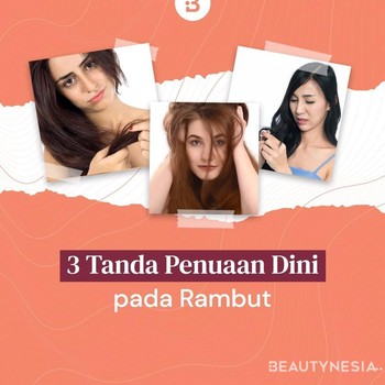 Tanda Penuaan Dini Rambut