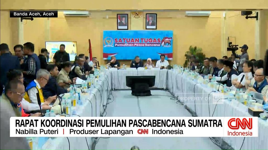 VIDEO: Rapat Koordinasi Pemulihan Pascabencana Sumatra Digelar di Aceh