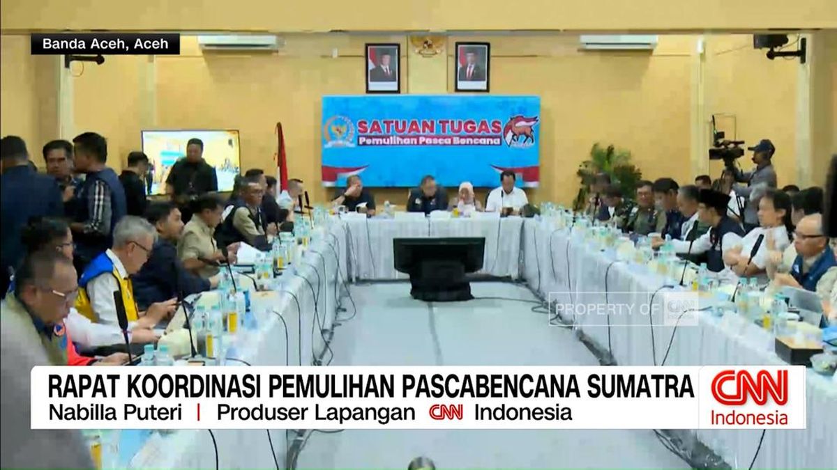 VIDEO: Rapat Koordinasi Pemulihan Pascabencana Sumatra Digelar di Aceh