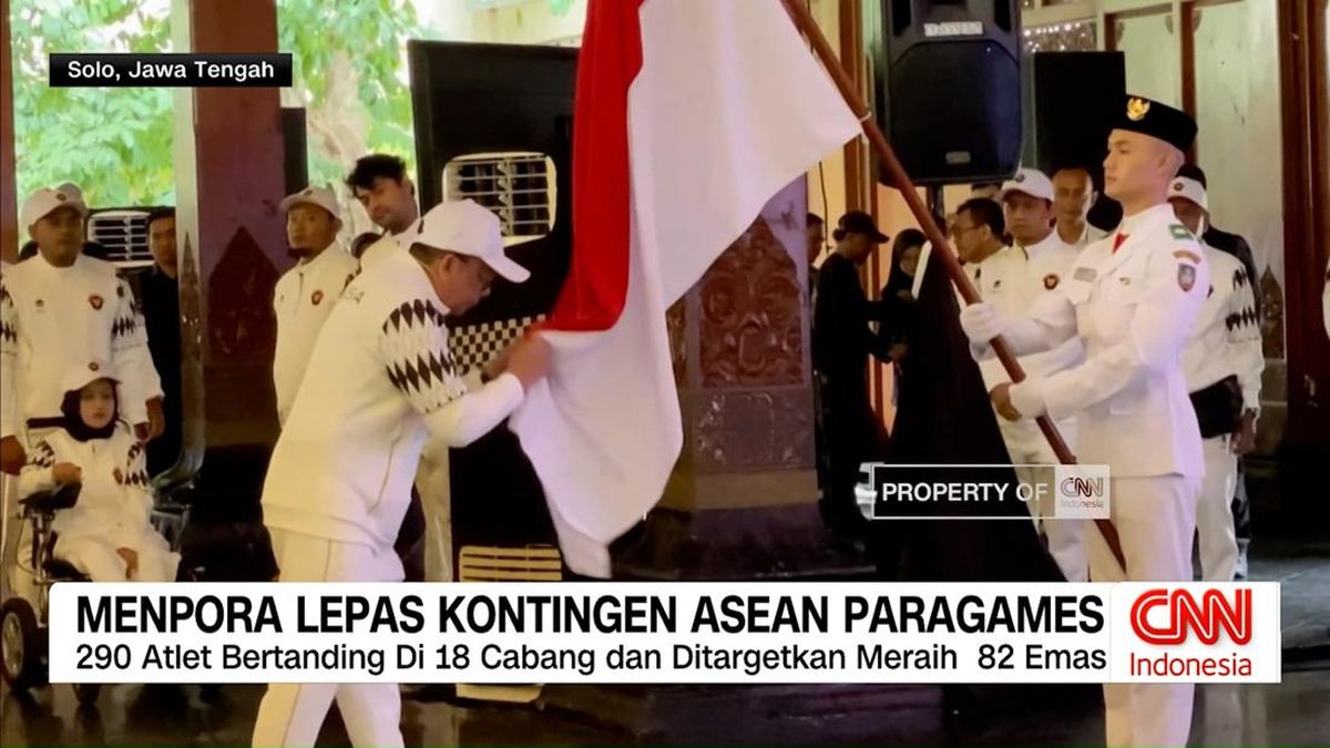 VIDEO: Menpora Lepas Kontingen ASEAN Para Games 2025