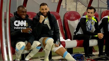 Liputan Olahraga CNN Sport : Benzema Hattrick, Al Ittihad Pesta Gol