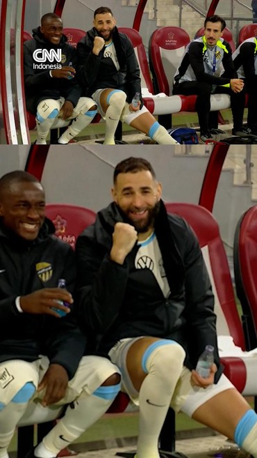 Benzema Hattrick, Al Ittihad Pesta Gol