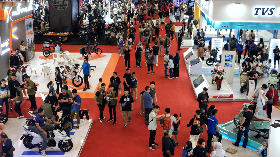 Suasana Indonesia Motorcycle Show (IMoS) 2025.