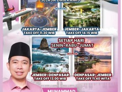 Gus Fawait Beber Jadwal Terbaru Penerbangan Jember ke Jakarta dan Bali
