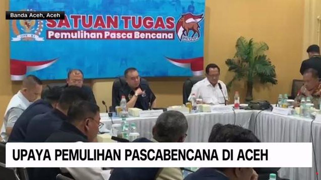 VIDEO: Satgas DPR RI Gelar Rakor Pemulihan Pascabencana Aceh