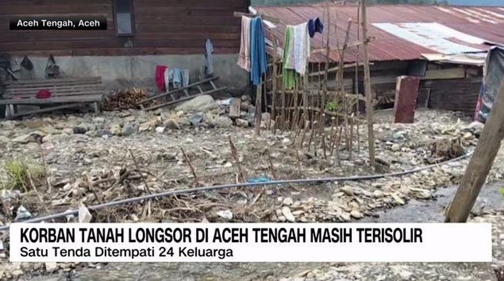 VIDEO: Korban Tanah Longsor di Aceh Tengah Masih Terisolir