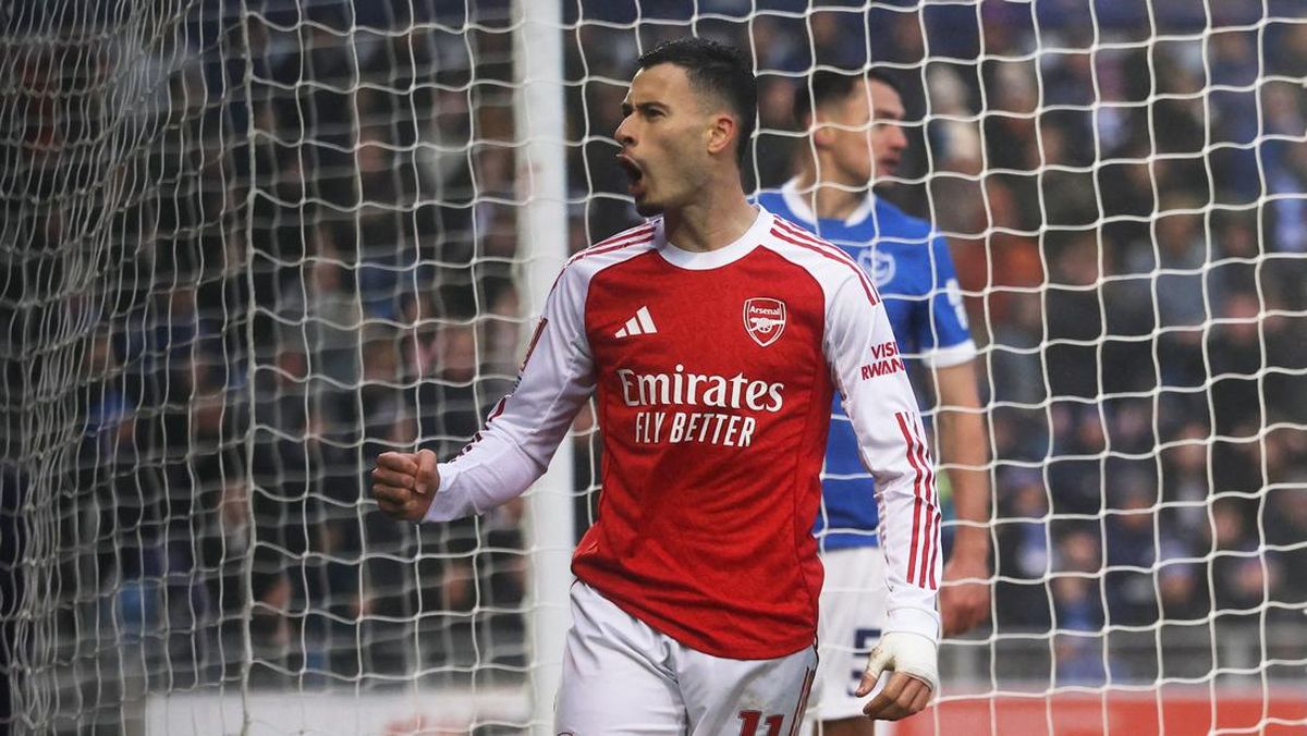 Hasil Piala FA: Martinelli Hattrick, Arsenal Hajar Portsmouth 4-1