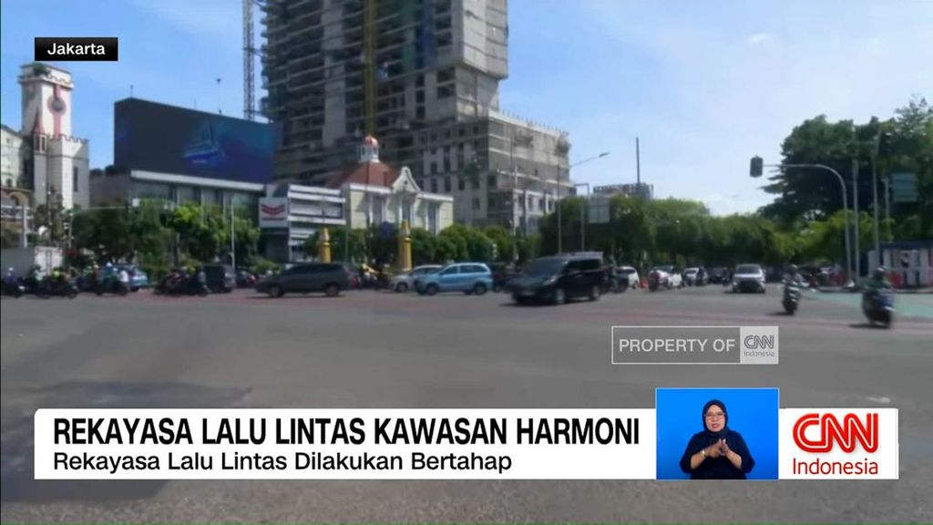 VIDEO: Rekayasa Lalu Lintas Kawasan Harmoni Hingga Agustus 2026