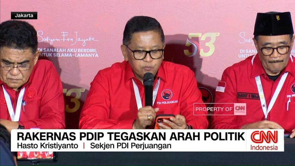 VIDEO: Rakernas PDIP Tegaskan Arah Politik Partai