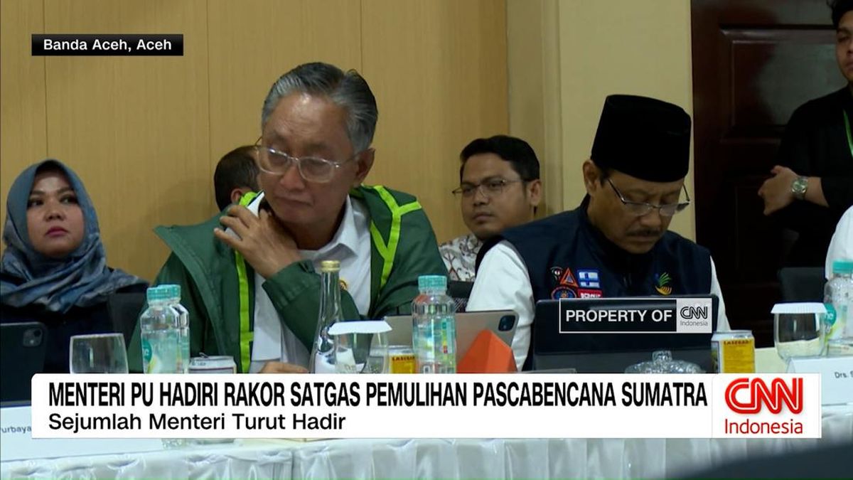 VIDEO: Menteri PU Hadiri Rakor Satgas Pascabencana Sumatra