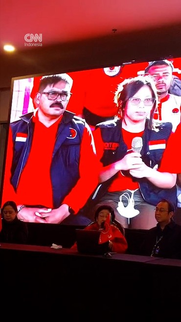 Momen Megawati Video Call Tim Bantuan Bencana PDIP di Sumatra