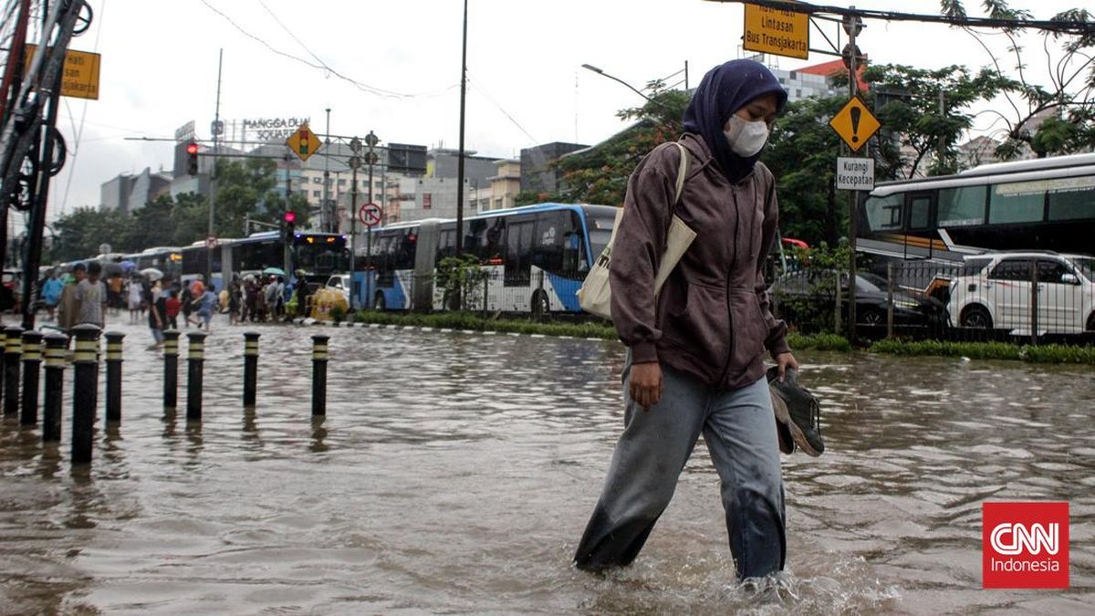BPBD: 1 RT dan 8 Ruas Jalan di Jakarta Banjir Imbas Hujan Deras