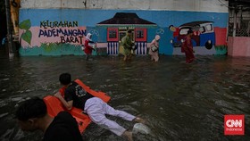 28 RT dan 6 Ruas Jalan di Jakarta Masih Terendam Banjir Pagi Ini