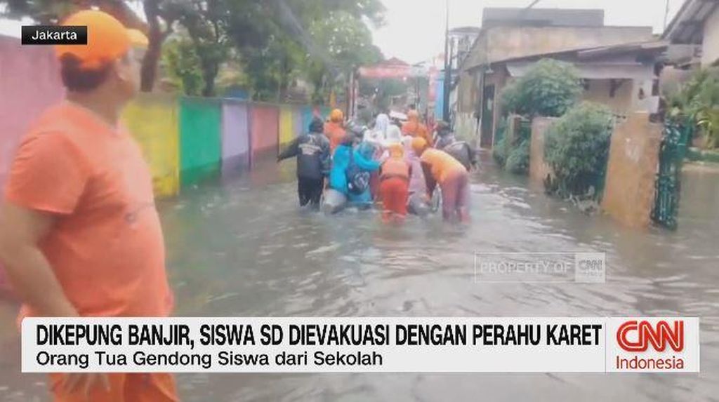 VIDEO: Diguyur Hujan Deras, Jakarta Banjir