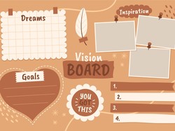 Cara Membuat Vision Board 2026 dengan Desain Menarik, Raih Impian di Tahun Baru