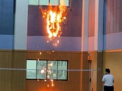 Kebakaran Terjadi di Sekolah Tzu Chi di PIK, Diduga Akibat Petir