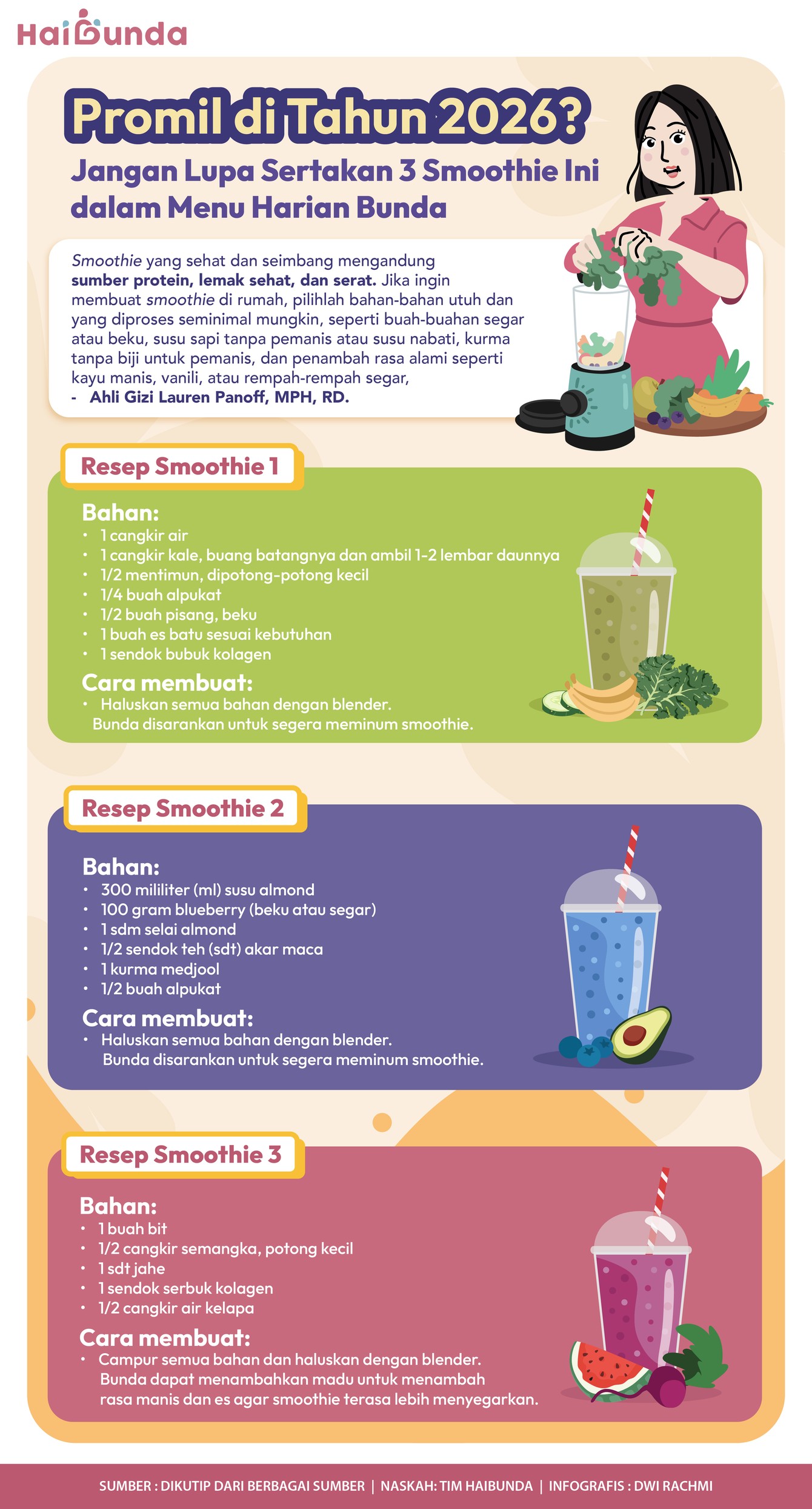 Promil di Tahun 2026&quest;&NewLine;Jangan Lupa Sertakan 3 Smoothie Ini dalam Menu Harian Bunda