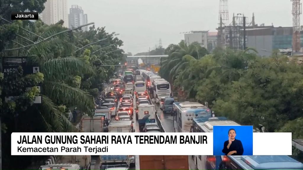 VIDEO: Jakarta Banjir, Macet di Mana-Mana
