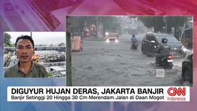 VIDEO: Diguyur Hujan Deras, Jakarta Banjir