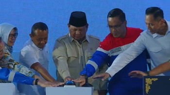 Momen Prabowo Resmikan RDMP Kilang Balikpapan Senilai Rp124 T