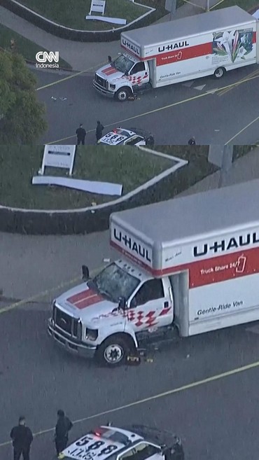 Truk Tabrak Demonstran Iran di Los Angeles hingga Diamuk Massa