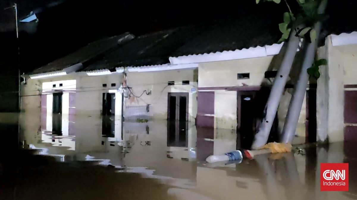 Sungai Cidurian Meluap, Ratusan Rumah di Cikande Tangerang Terendam