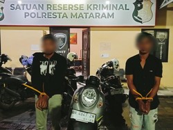Pencuri Motor di Mataram Ditangkap Saat Asyik di Kelab Malam