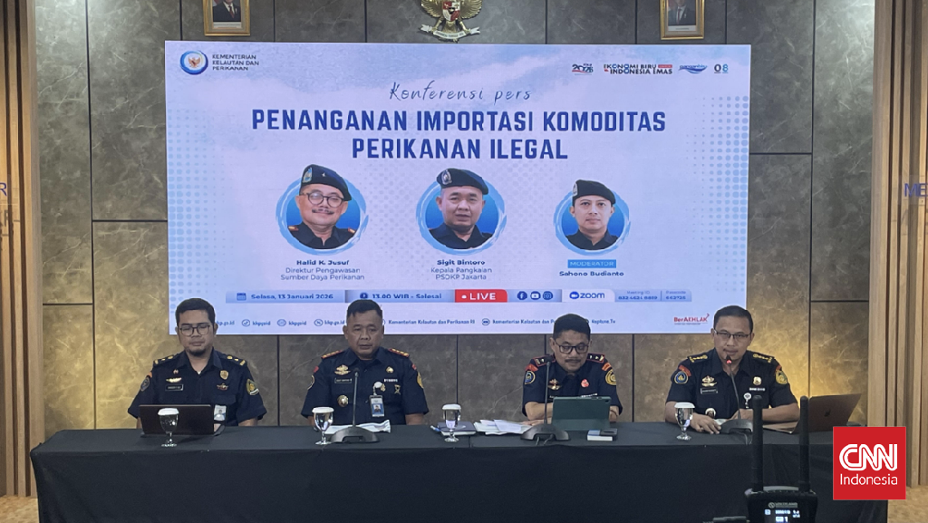 KKP Gagalkan Impor 100 Ton Ikan Makerel Ilegal Masuk RI