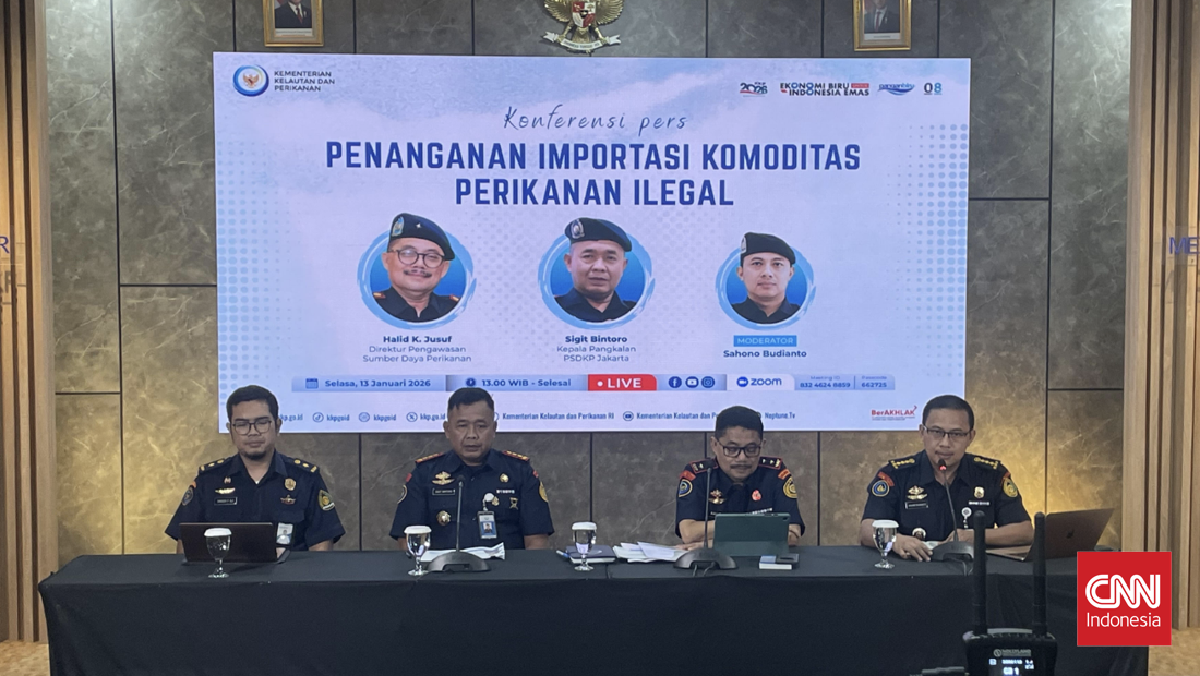 KKP Gagalkan Impor 100 Ton Ikan Makerel Ilegal Masuk RI