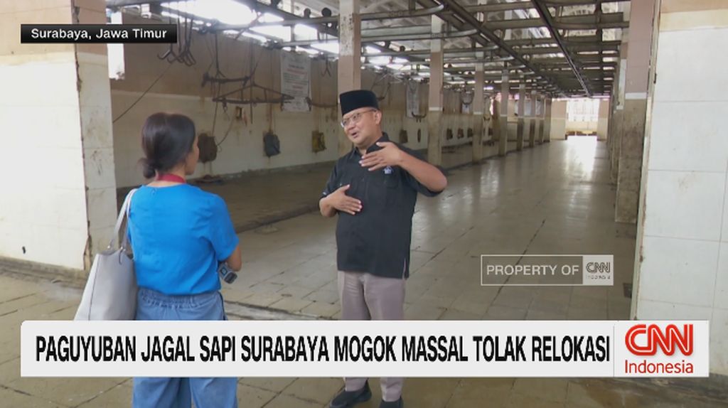 VIDEO: Paguyuban Jagal Sapi Surabaya Mogok Tolak Relokasi