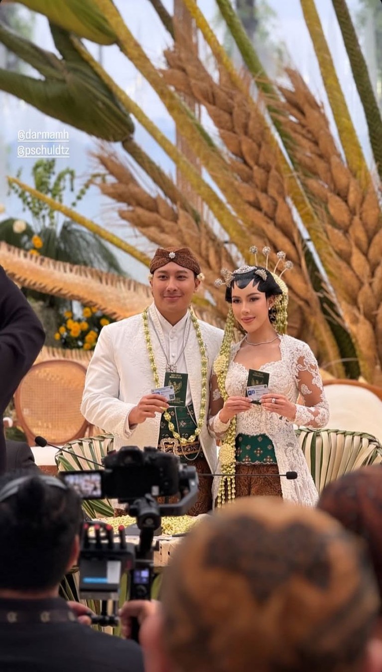 Pernikahan Darma Mangkuluhur dan Patricia Schuldtz