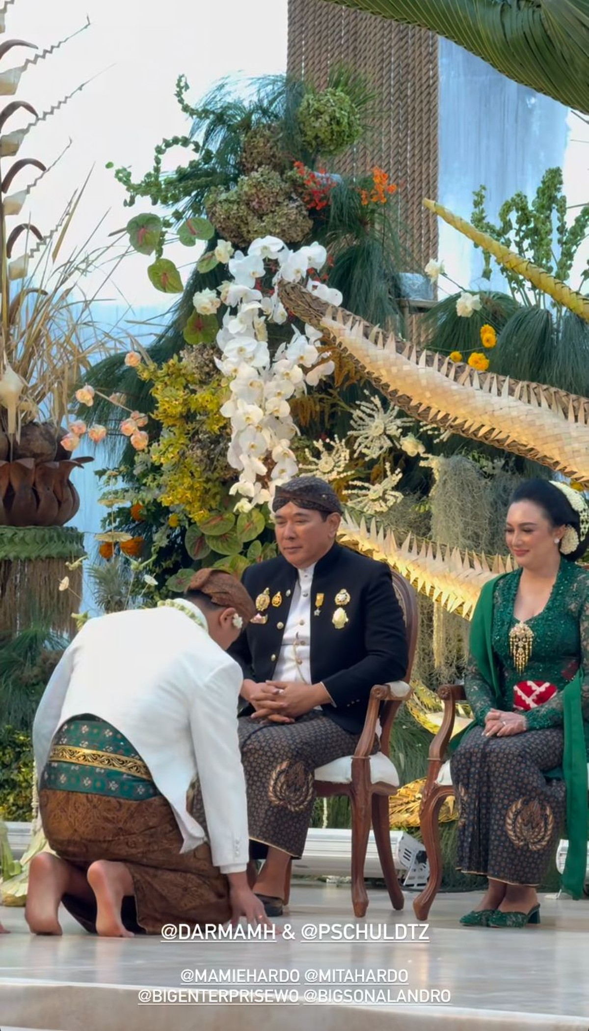 Pernikahan Darma Mangkuluhur dan Patricia Schuldtz