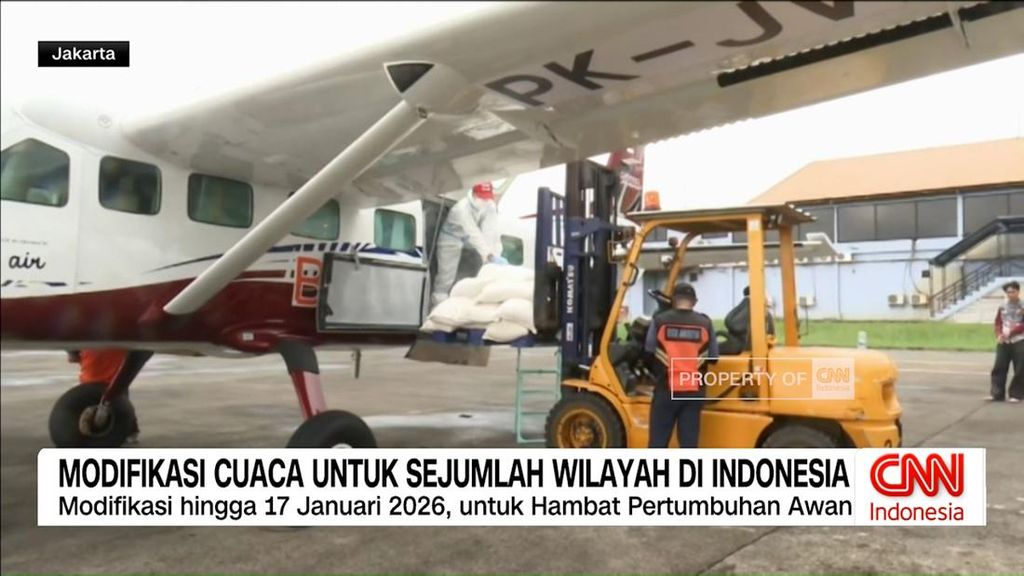 VIDEO: Operasi Modifikasi Cuaca Digelar di Sejumlah Wilayah Indonesia