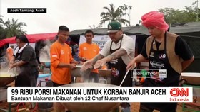 VIDEO: 99 Ribu Porsi Makanan Disalurkan untuk Korban Banjir Aceh