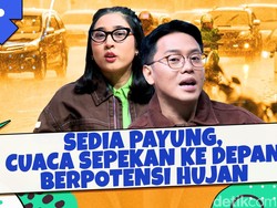 Sedia Payung, Cuaca Sepekan ke Depan Berpotensi Hujan