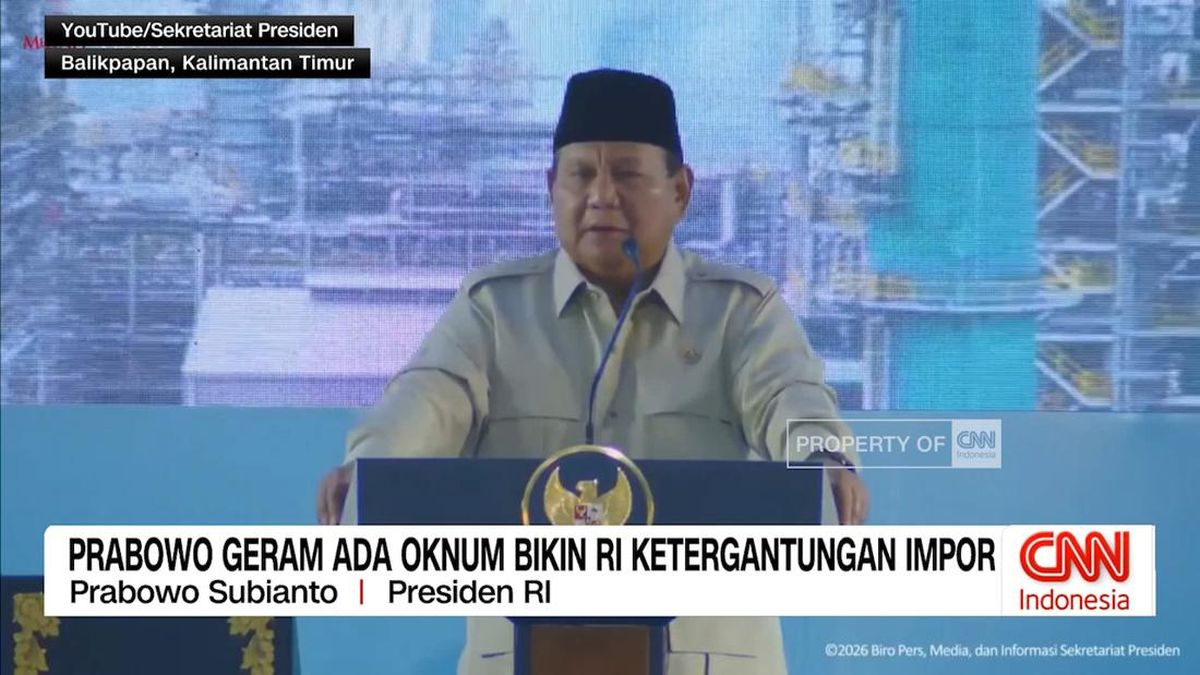 VIDEO: Prabowo Geram Ada Oknum Sengaja Buat RI Ketergantungan Impor